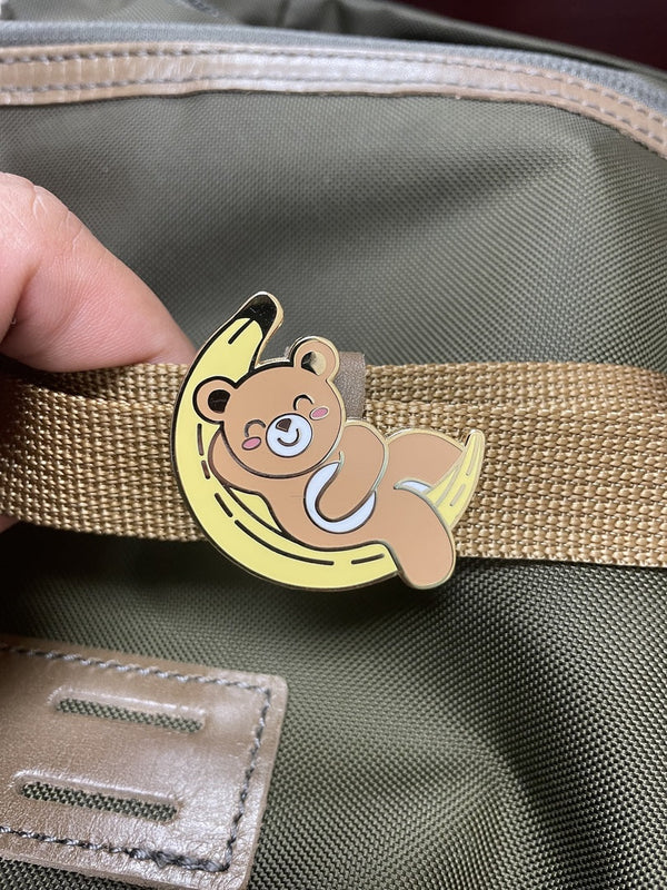 Etsy pin manufacturer example design with hard enamel details and custom diecut design