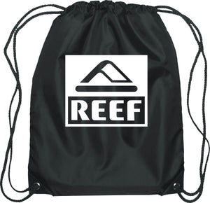 Reef Drawstring Bag WP Custom Brand Store Hit Promo Black Single Color 