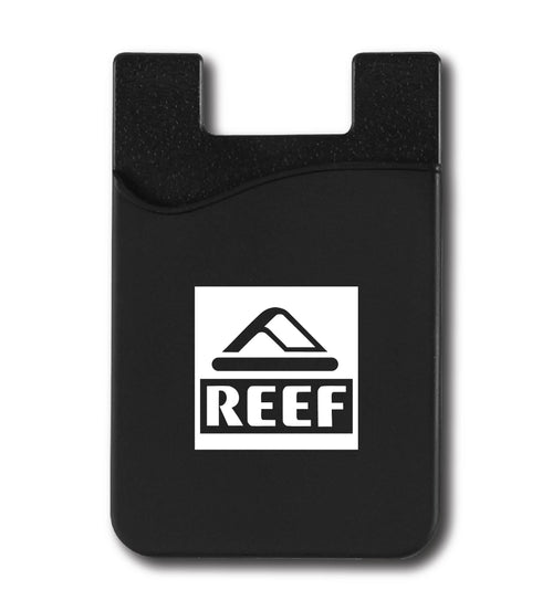 Reef Silicone Phone Wallet Tech Accessories Hit Promo Black Single Color 