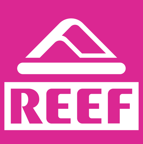 Reef Stickers WP Custom Brand Store Sticker Mule Reef Hot Pink Square - 3in 