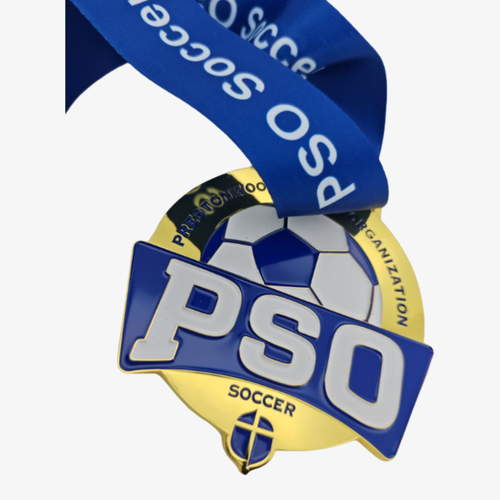 Custom Enamel Medals - Soccer