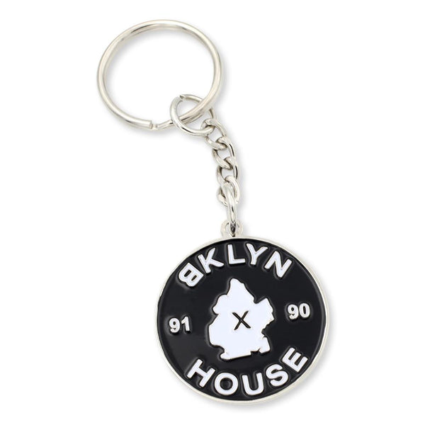New York City Keychain Custom Enamel Coloring and Silver Plating