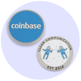 Confirm your art via email and we'll ship your coins!