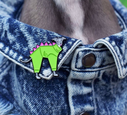 Dinosaur pin