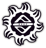 Reef Stickers WP Custom Brand Store Sticker Mule Reef Black Diecut - 3in 