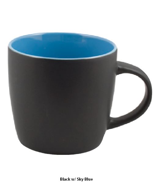 12oz Coffee Mug Coffee Mugs Nordic Promotions Sky Blue Single Color 