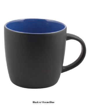 12oz Coffee Mug Coffee Mugs Nordic Promotions Ocean Blue Single Color 
