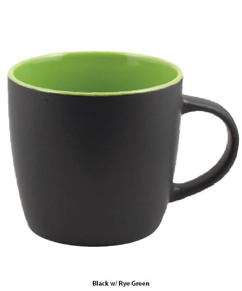 12oz Coffee Mug Coffee Mugs Nordic Promotions Kelly Green Single Color 