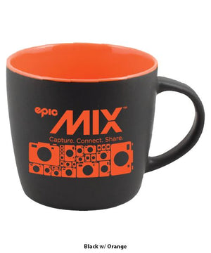 12oz Coffee Mug Coffee Mugs Nordic Promotions Classic Orange Single Color 