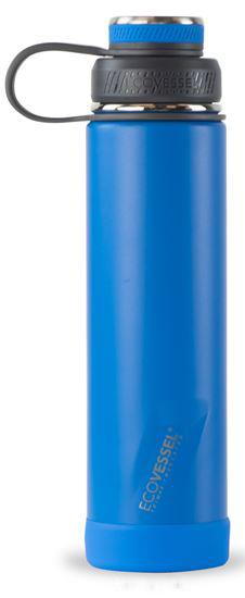 24oz TriMax Boulder Travel Bottle by EcoVessel Hudson Blue Single Color 