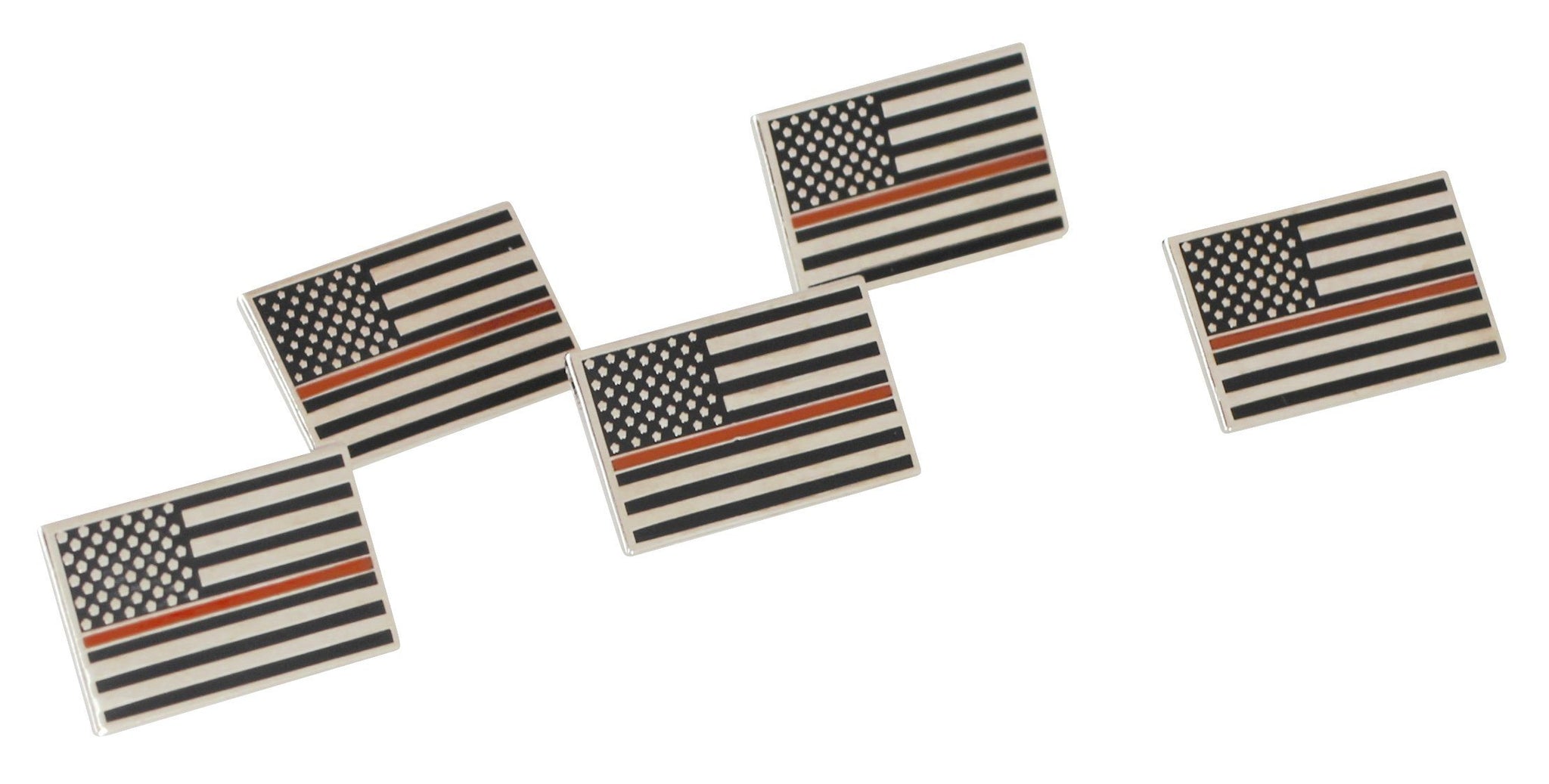 Thin Red Line American Flag Firefighter Support Lapel Pin Pin WizardPins 100 Pins 