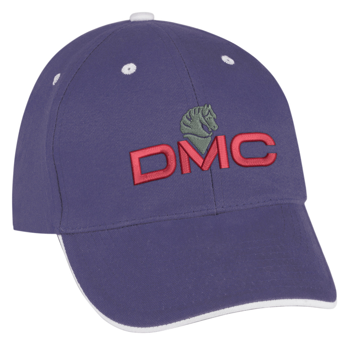 Elite Cap Hats Hit Promo Royal Blue with White Trim Embroidered 