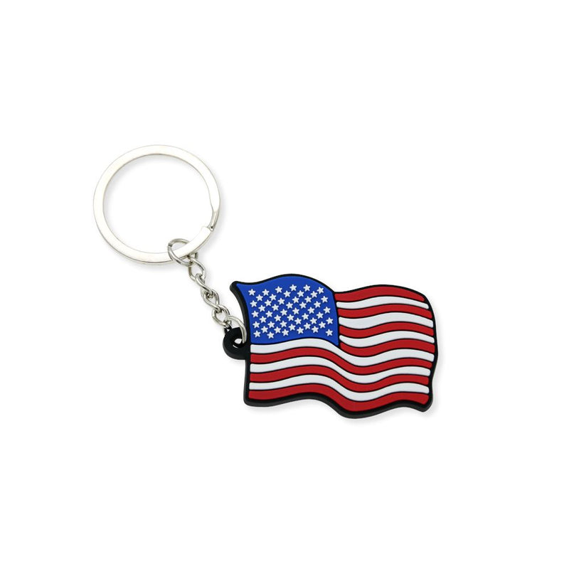 Custom PVC Keychains Custom Keychains WizardPins PVC 1.25 inch Split Ring with Chain