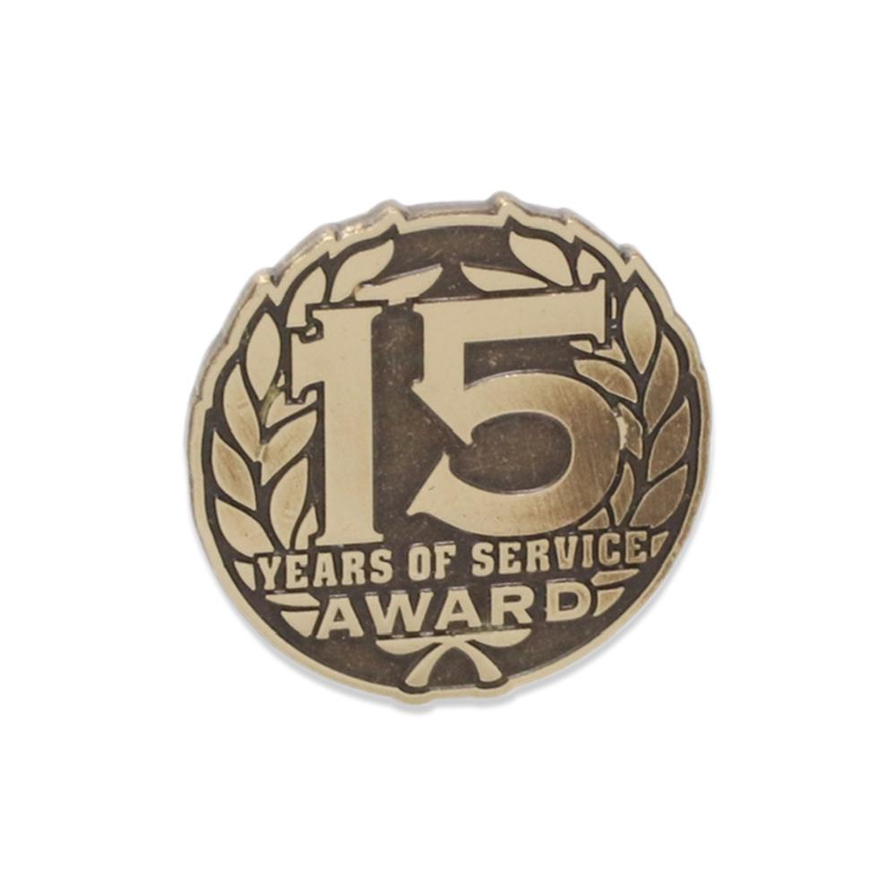 Year of Service Award Diestruck Lapel Pin Pin WizardPins 15 Year Pin 
