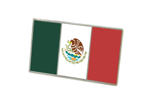 Official Mexican Flag Enamel Lapel Pin Pin WizardPins 100 Pins 