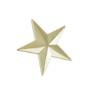 3D Gold Star Lapel Pin Pin WizardPins 1 Pin 