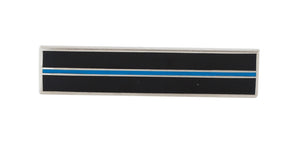 Thin Blue Line Silver Plated Service Bar Pin Pin WizardPins 10 Pins 