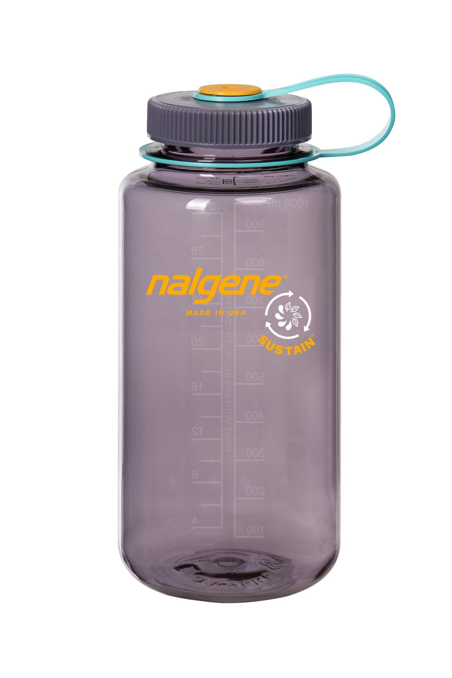 Nalgene Sustain 32 oz. Wide Mouth Bottle Water Bottles Nordic Promotions Aubergine Single Color 