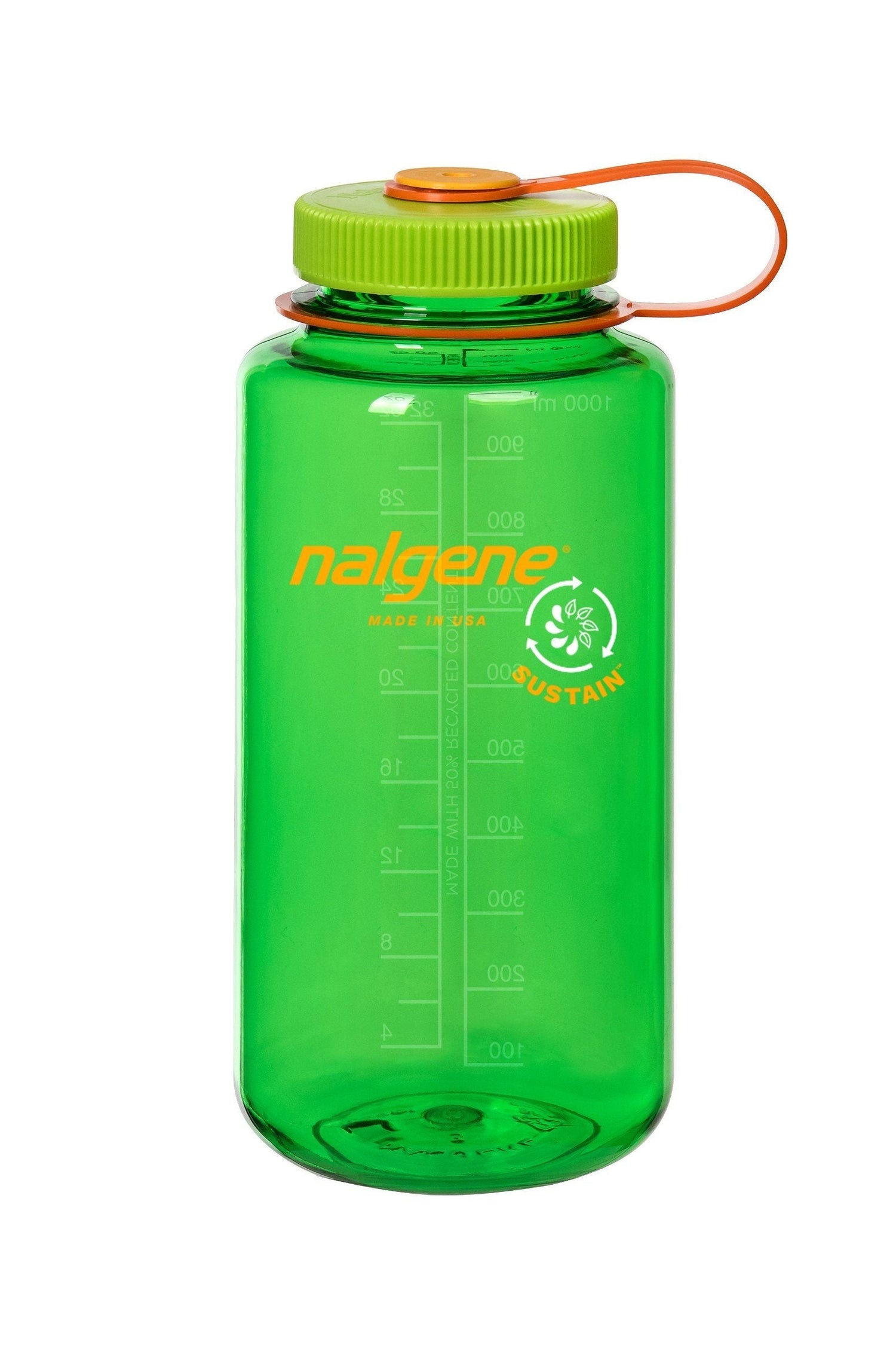 Nalgene Sustain 32 oz. Wide Mouth Bottle Water Bottles Nordic Promotions Melon Single Color 