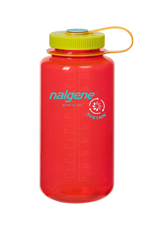 Nalgene Sustain 32 oz. Wide Mouth Bottle Water Bottles Nordic Promotions Pomegranate Single Color 