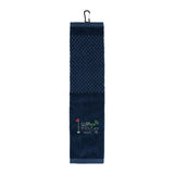 Scrubber Golf Towel Navy Embroidery 