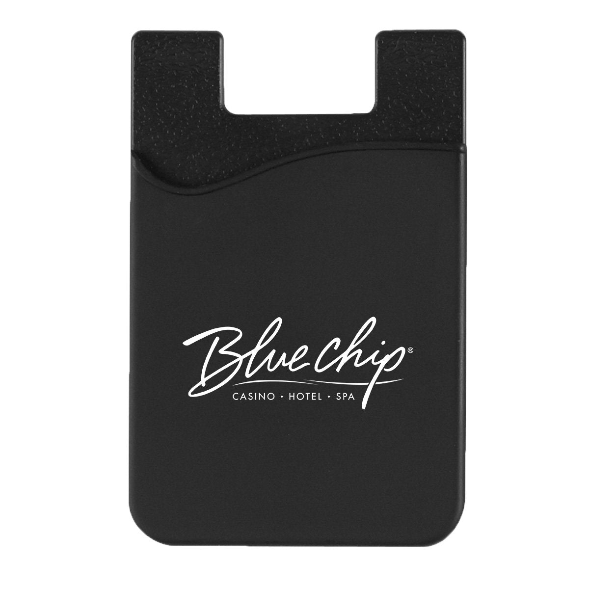 Silicone Phone Wallet Black Single Color 
