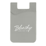 Silicone Phone Wallet Gray Single Color 