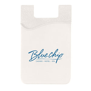 Silicone Phone Wallet White Single Color 