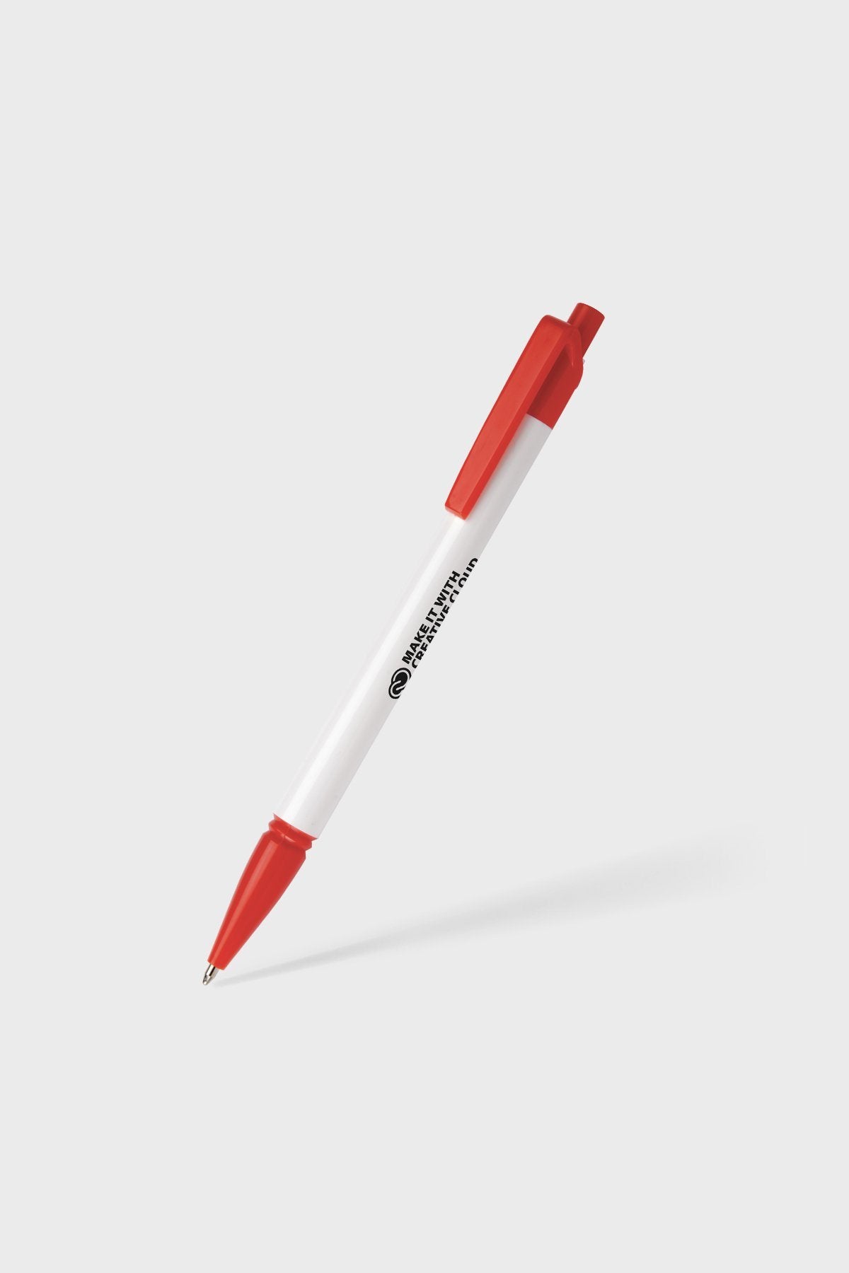 Wow Click Pen - Blue Ink Red Single Color 