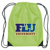 Small Hit Sports Pack Drawstring Bags Hit Promo Lime Green Multi Color 