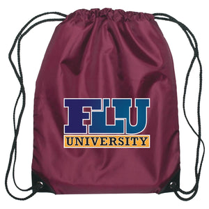 Small Hit Sports Pack Drawstring Bags Hit Promo Maroon Multi Color 