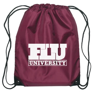Small Hit Sports Pack Drawstring Bags Hit Promo Maroon Single Color