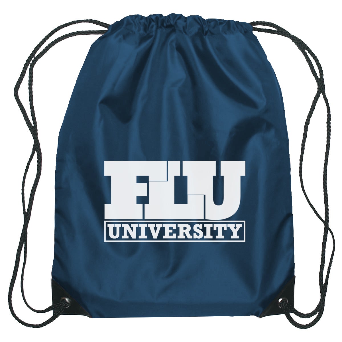 Small Hit Sports Pack Drawstring Bags Hit Promo Navy Single Color