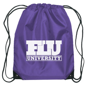 Small Hit Sports Pack Drawstring Bags Hit Promo Purple Single Color 