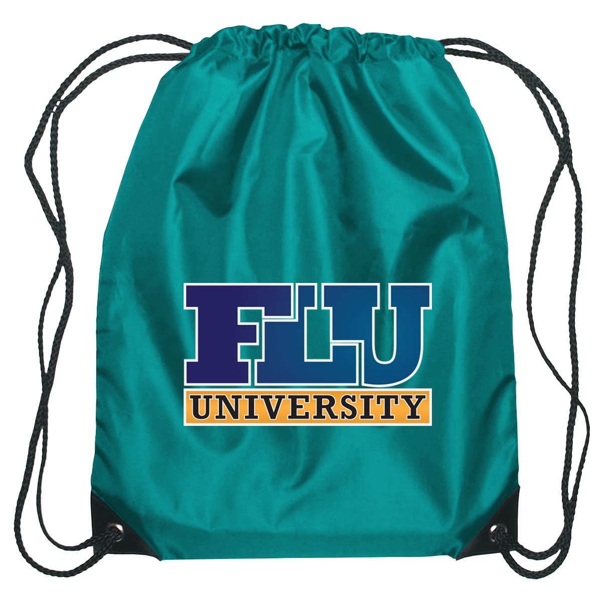 Small Hit Sports Pack Drawstring Bags Hit Promo Teal Multi Color 