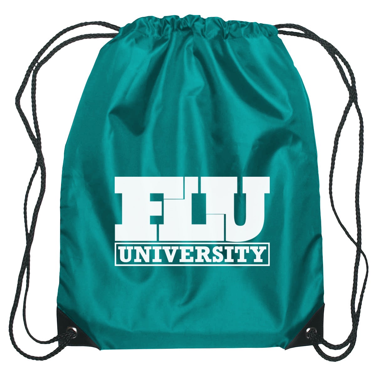 Small Hit Sports Pack Drawstring Bags Hit Promo Teal Single Color 