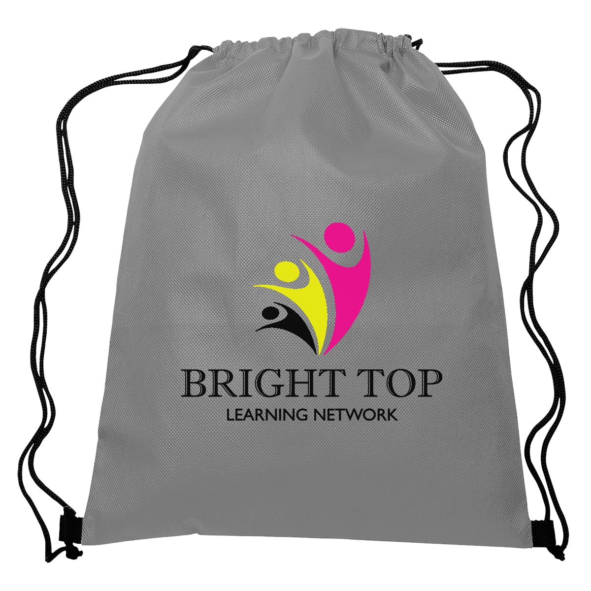 Non-Woven Hit Sports Pack Drawstring Bags Hit Promo Gray Multi Color 