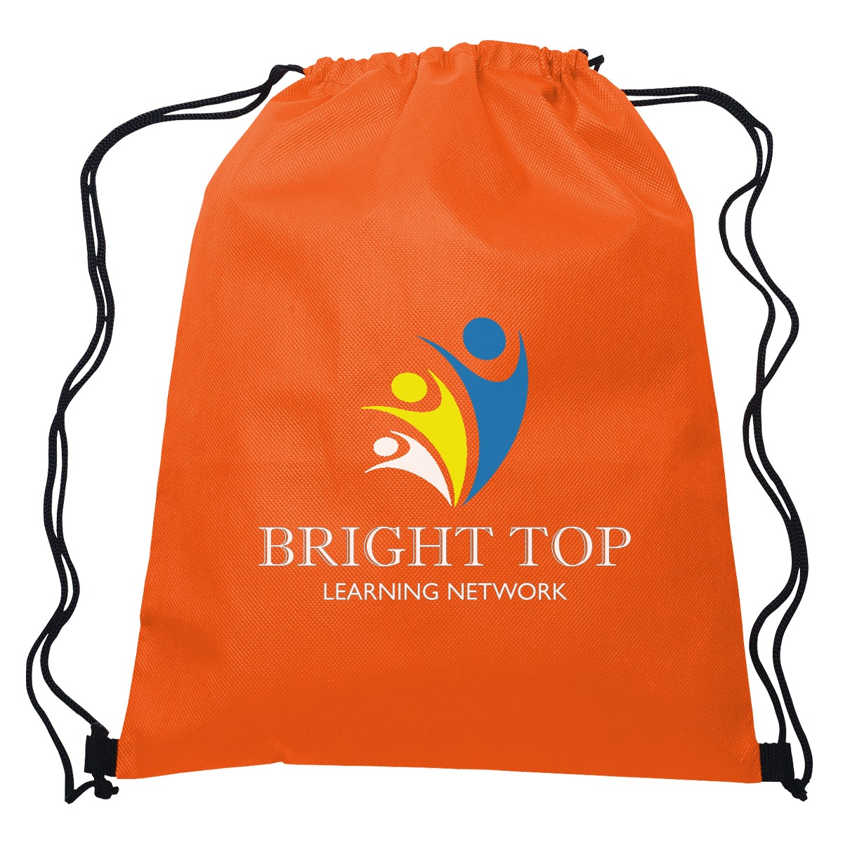 Non-Woven Hit Sports Pack Drawstring Bags Hit Promo Orange Multi Color 