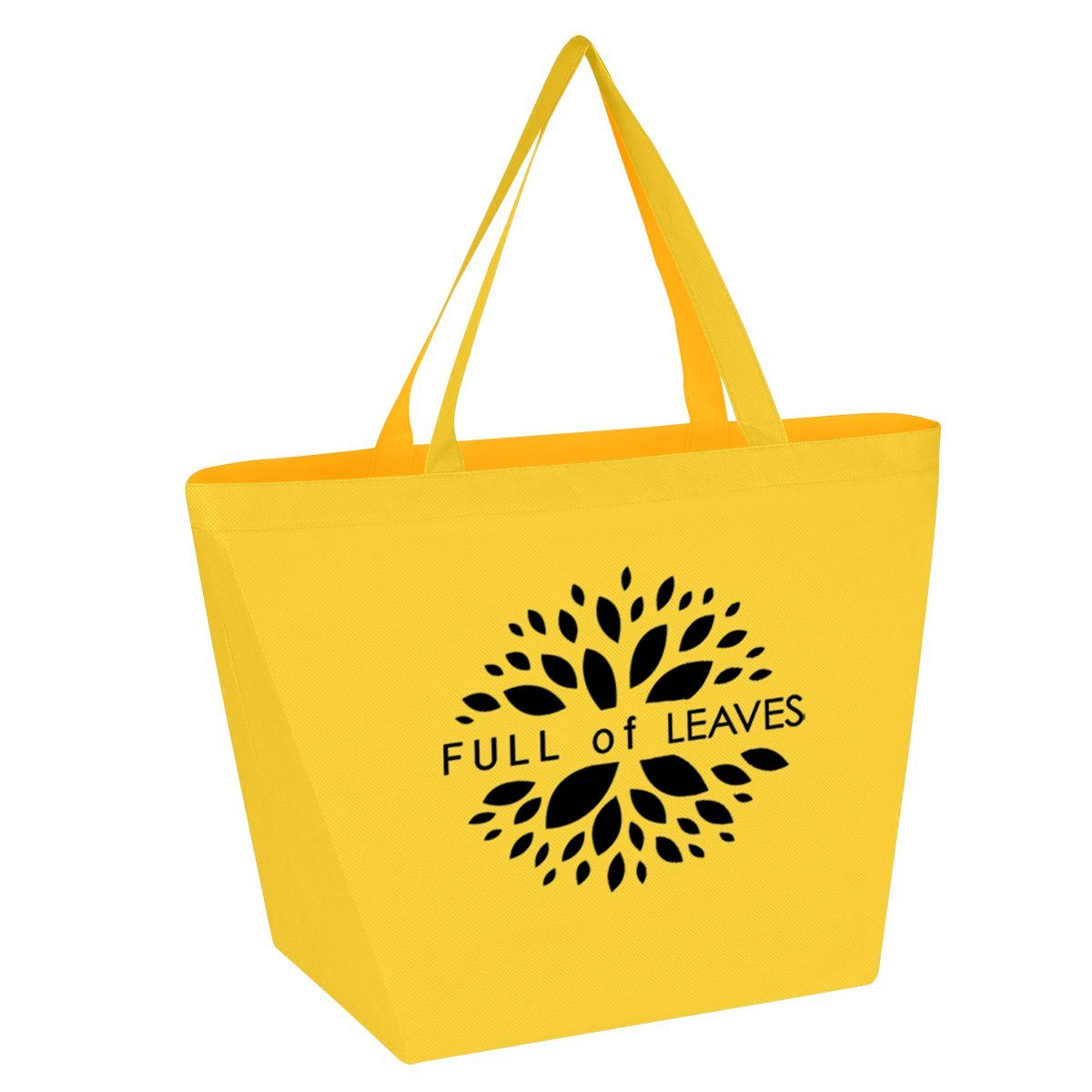Non-Woven Shopper Tote Bag Yellow Multi Color 