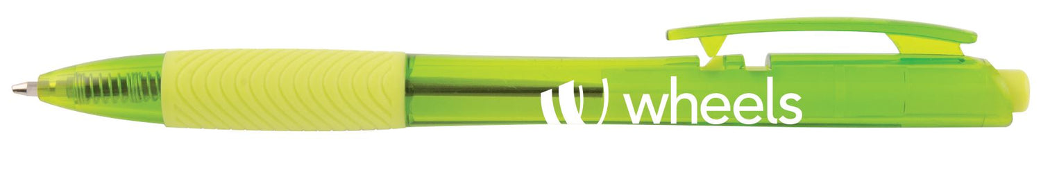 Tryit® Bright Pen - Blue Ink Green Single Color 