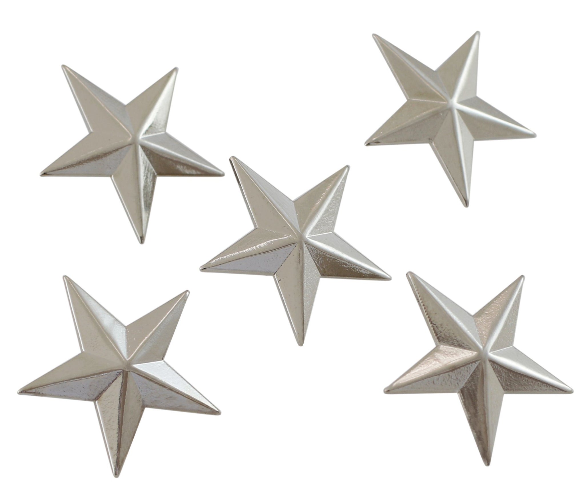 3D Silver Star Lapel Pin Pin WizardPins 5 Pins 