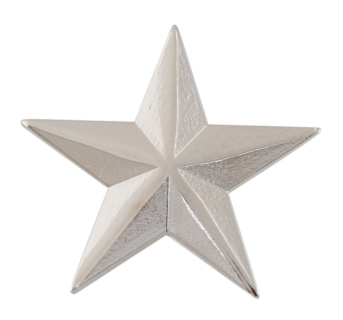 3D Silver Star Lapel Pin Pin WizardPins 1 Pin 