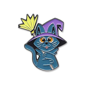 Cute Cat Witch Hat Enamel Pin Pin WizardPins 1 Pin 