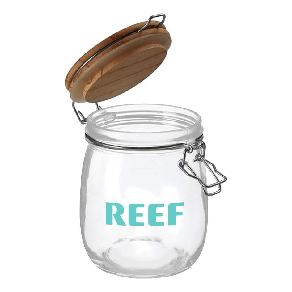 Reef Turqoise Rectangle Clear 4in
