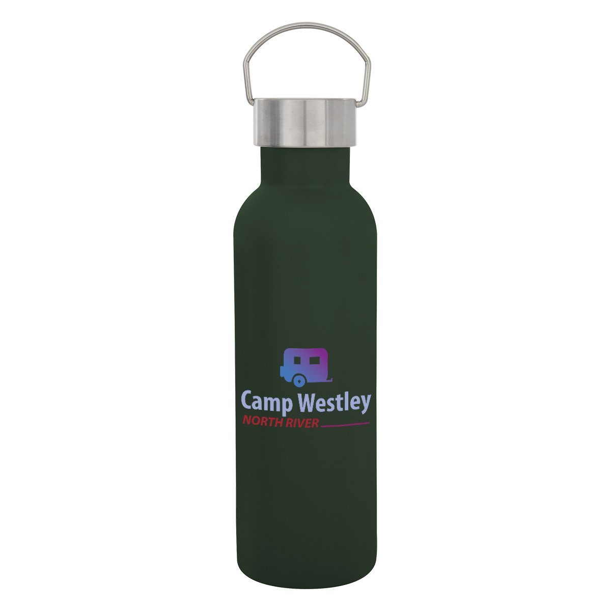 28 oz. Tipton Stainless Steel Bottle Matte Forest Green Multi Color 