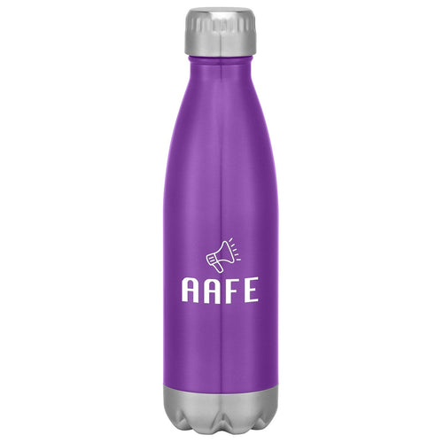 16oz Swiggy Stainless Steel Bottle Water Bottles Hit Promo Purple Single Color 