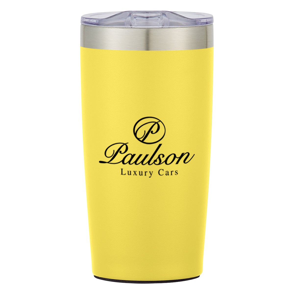 20 oz. Two-Tone Himalayan Tumbler Coffee Mugs Hit Promo Yellow Multi Color 