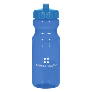 24 oz. Poly-clear™ Fitness Bottle Translucent Blue Multi Color 