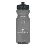 24 oz. Poly-clear™ Fitness Bottle Translucent Charcoal Multi Color 