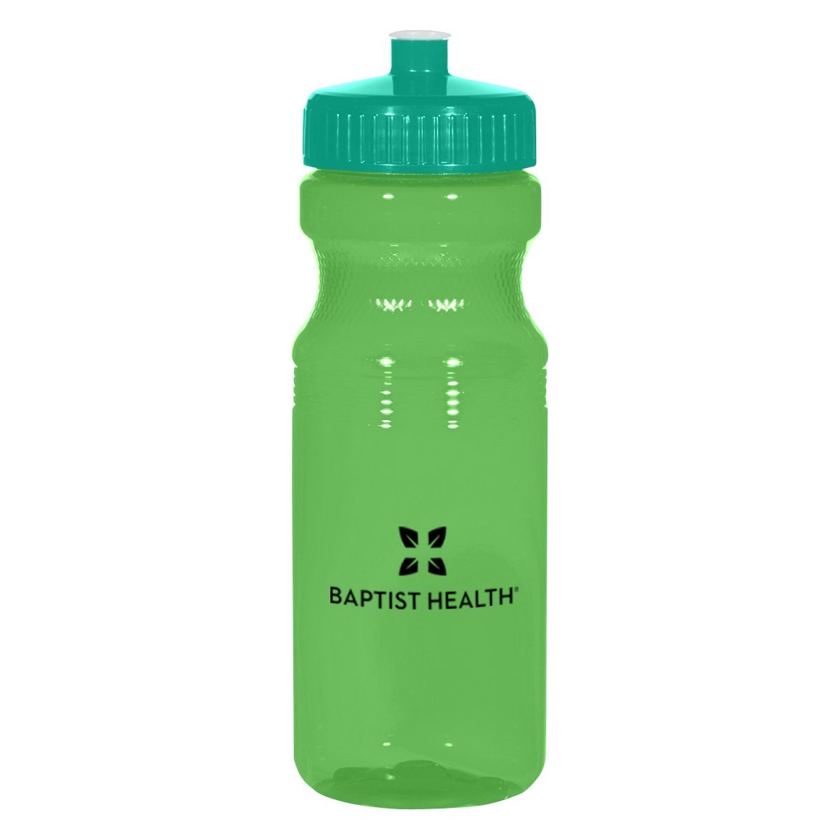 24 oz. Poly-clear™ Fitness Bottle Translucent Green Multi Color 
